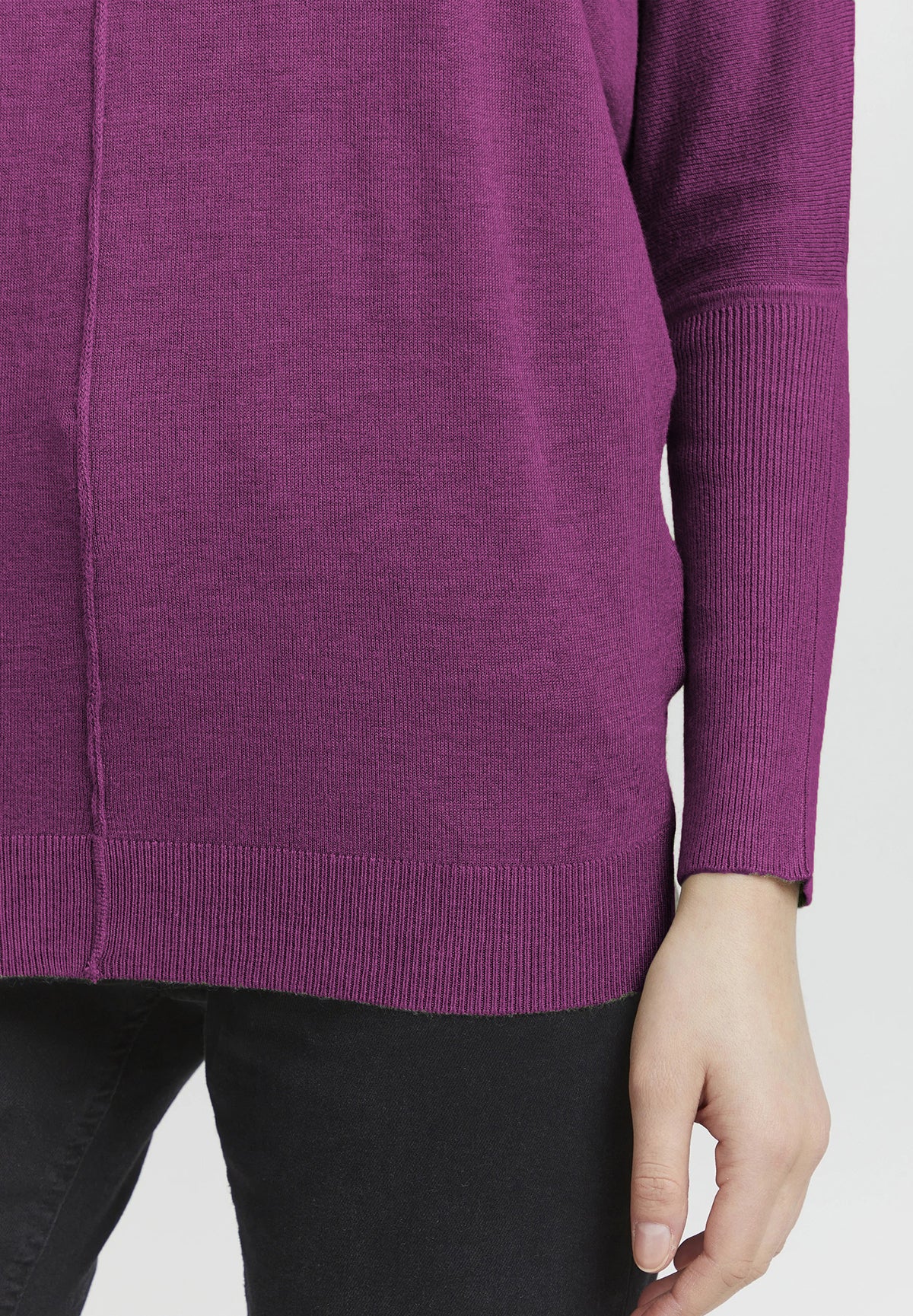 Womens Premium Soft Viscose Knit Crew Neck Sweater