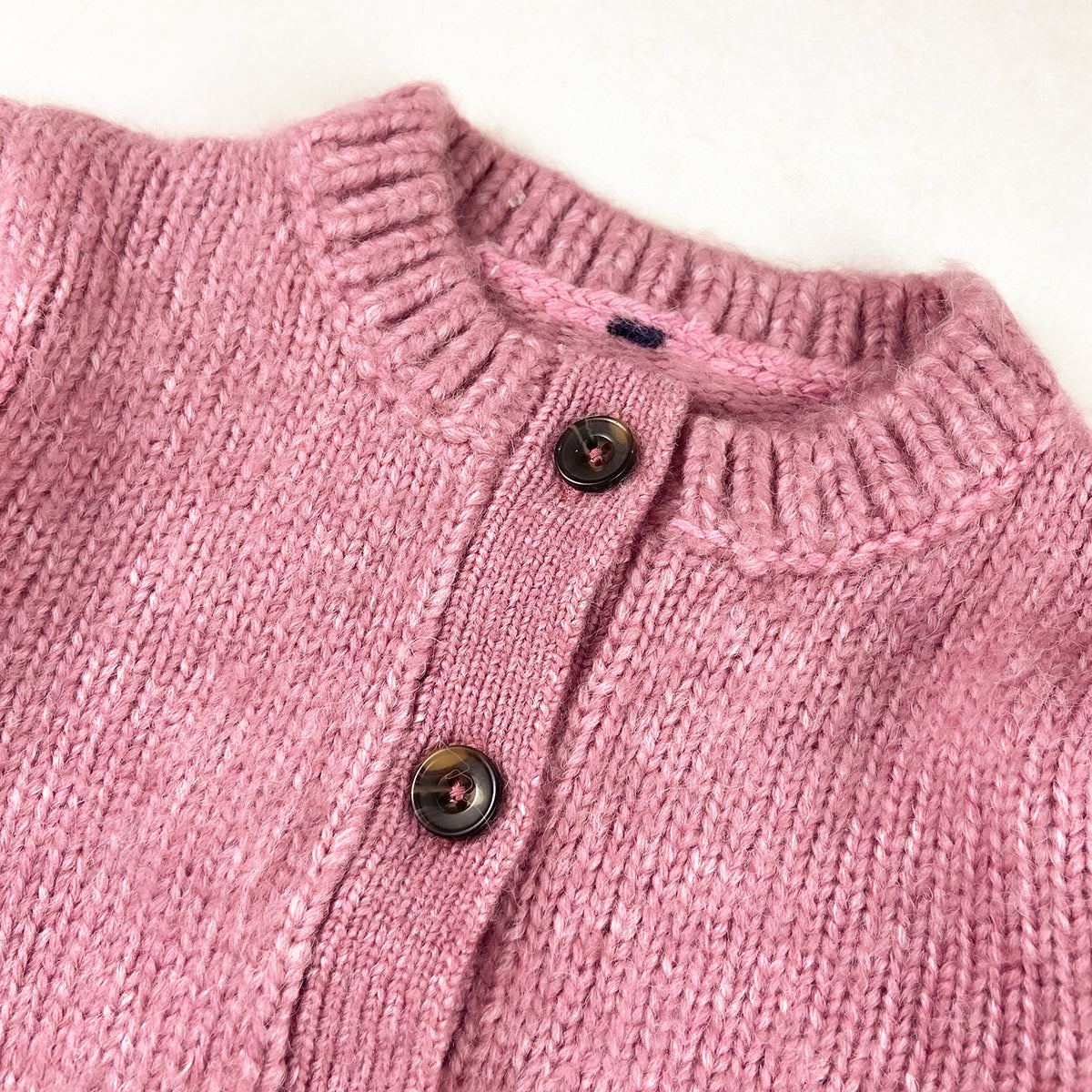 Girls Cable Knit Soft Cotton Cardigan Sweater