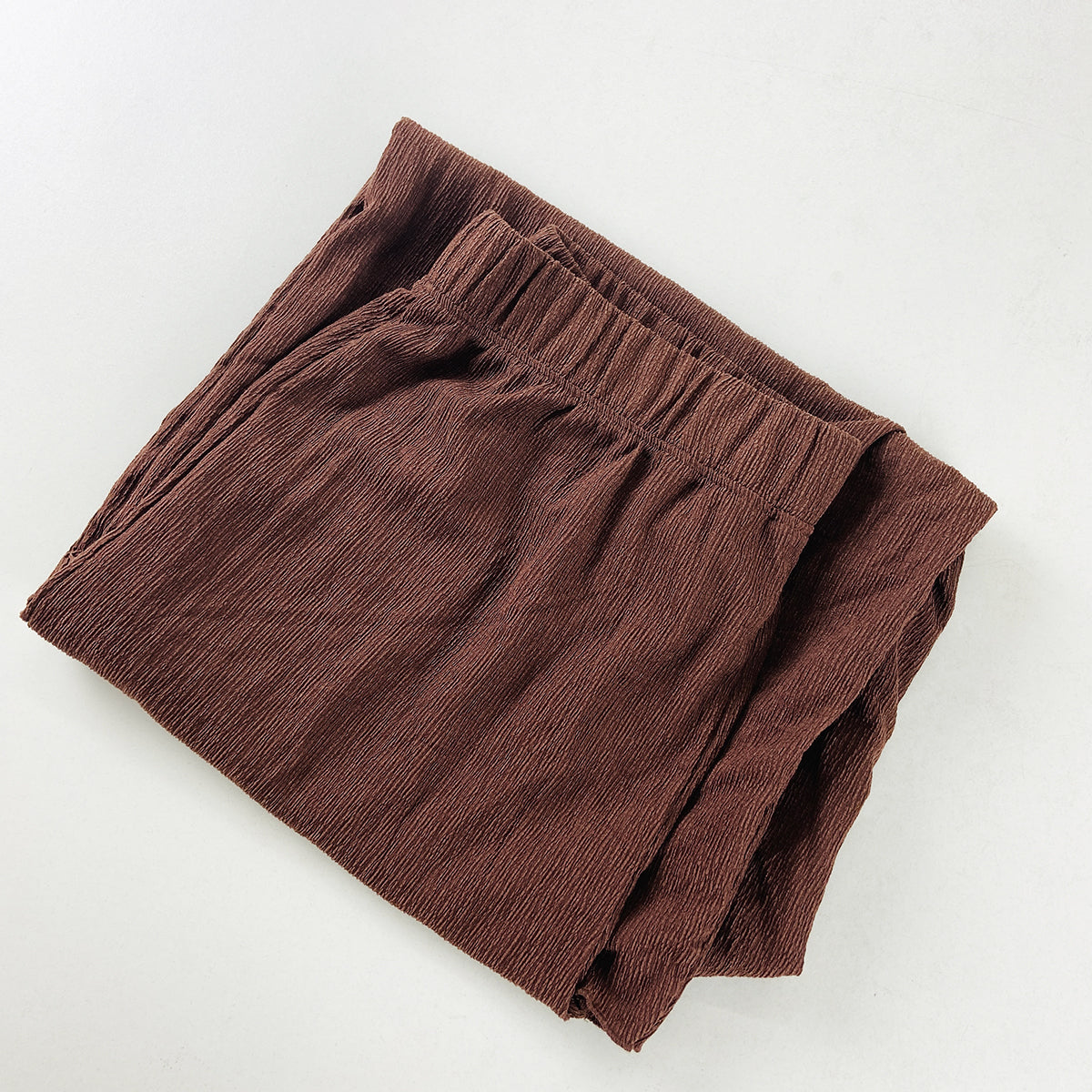 Womens Lightweight Crinkle Culotte 3/4 Pajama