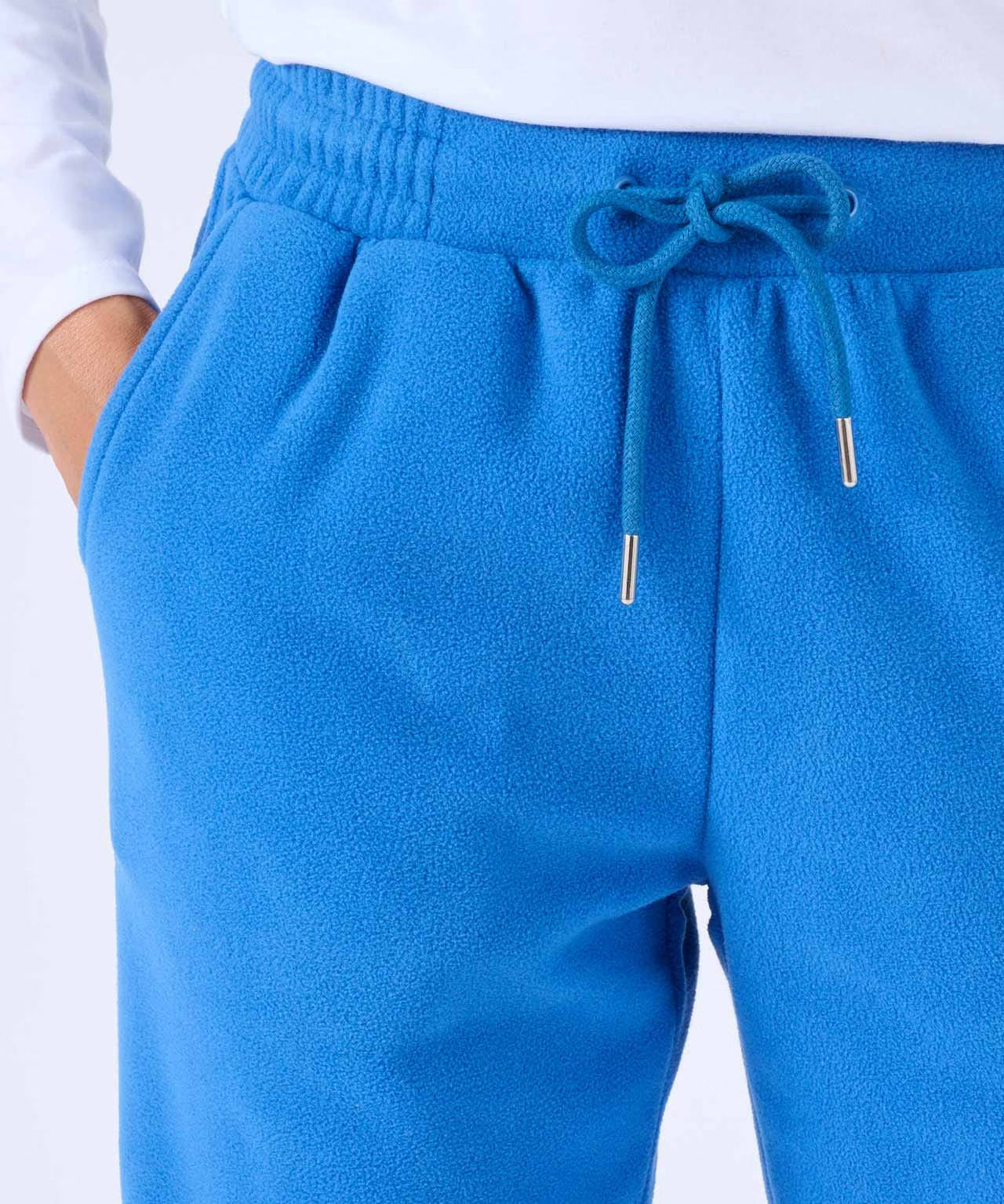 Womens Micro Fleece Straight Leg Pants with Pockets