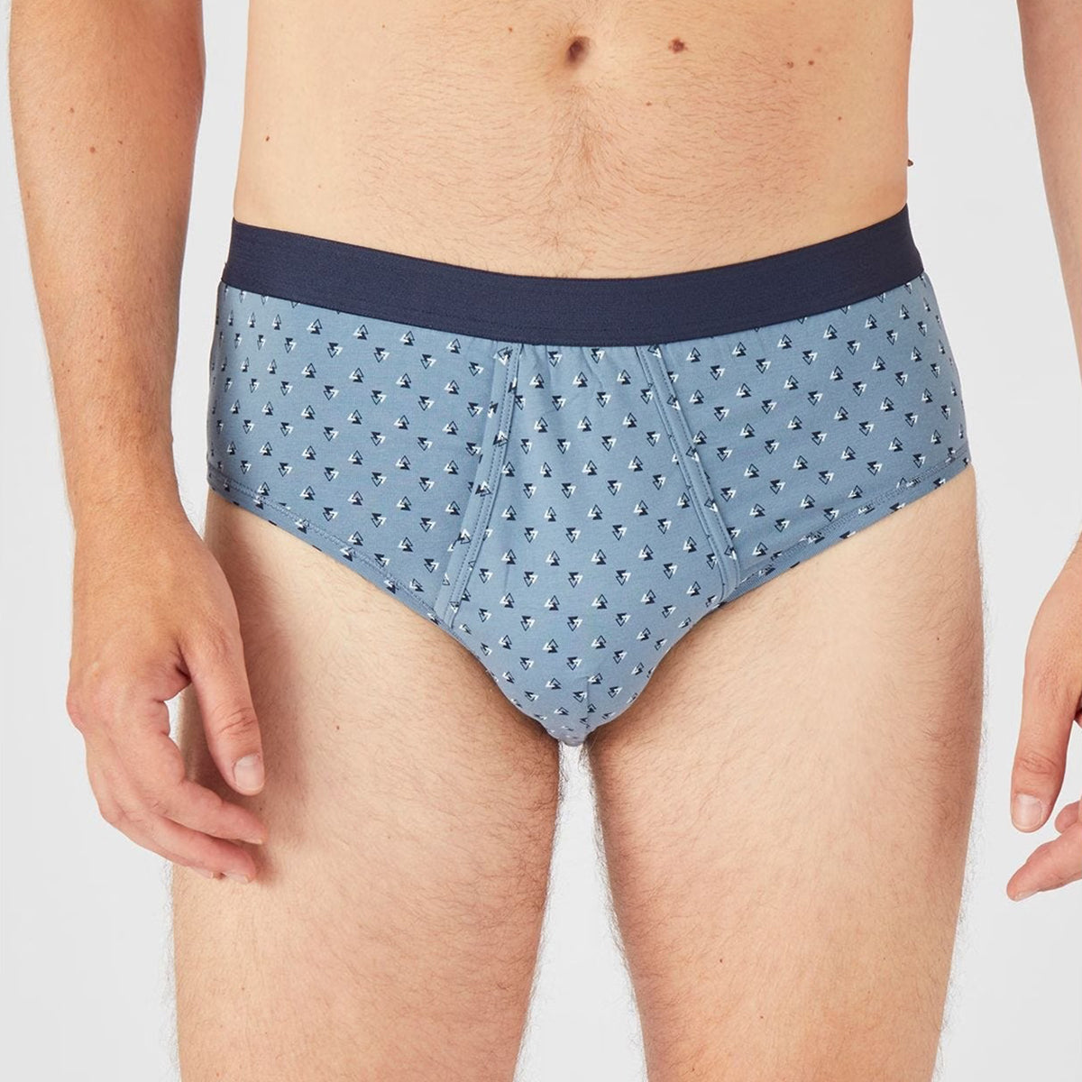 Pack of 3 Mens Classic Cotton Stretch Elastic Waistband Briefs