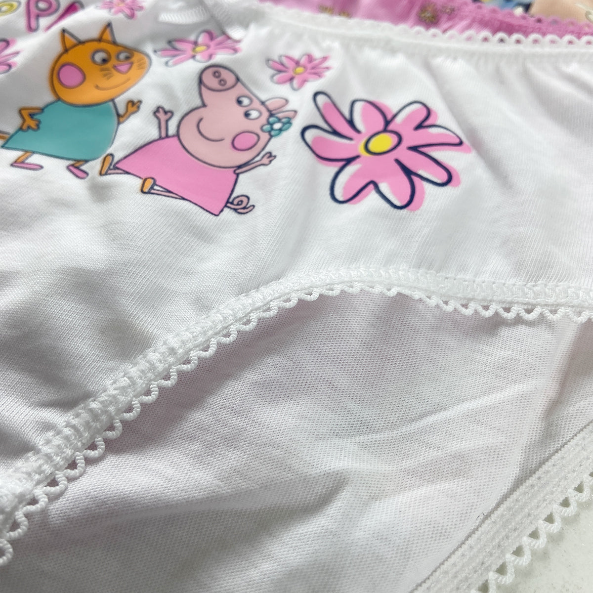 Pack of 5 Teen Girls Soft Jersey Cotton Printed Briefs Panties