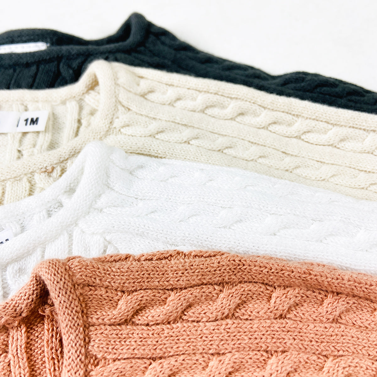 Baby Premium Cable Knit Side-Button Sweater