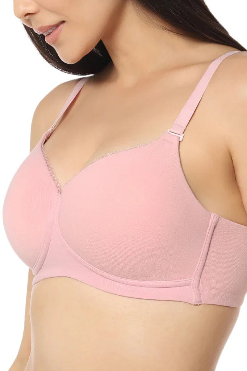 Womens Padded Non-Wired Cotton T-Shirt Bra