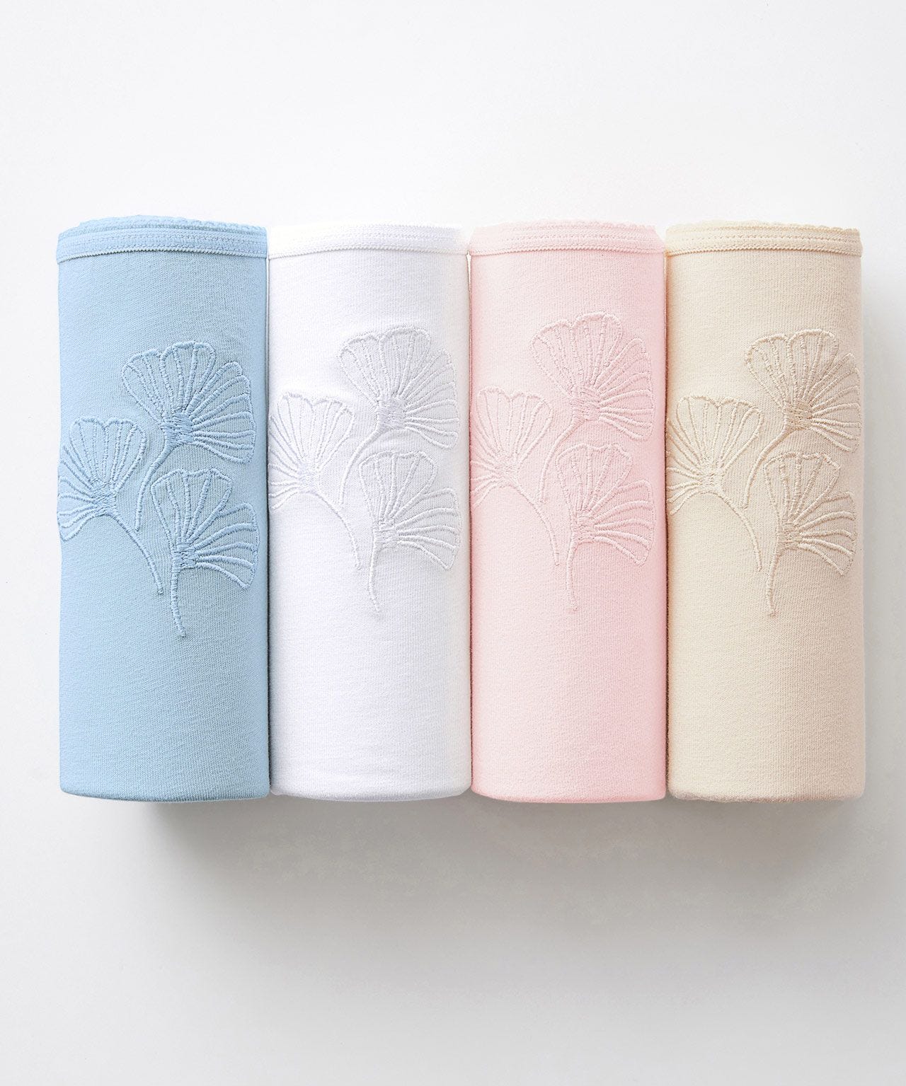 Pack of 3 Ladies Mid Rise Embroidered Cotton Brief Panty