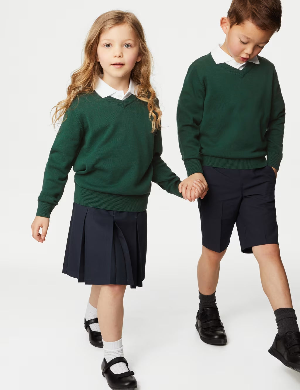 Kids Cotton School Jumper Sweater (4-14 Yrs)