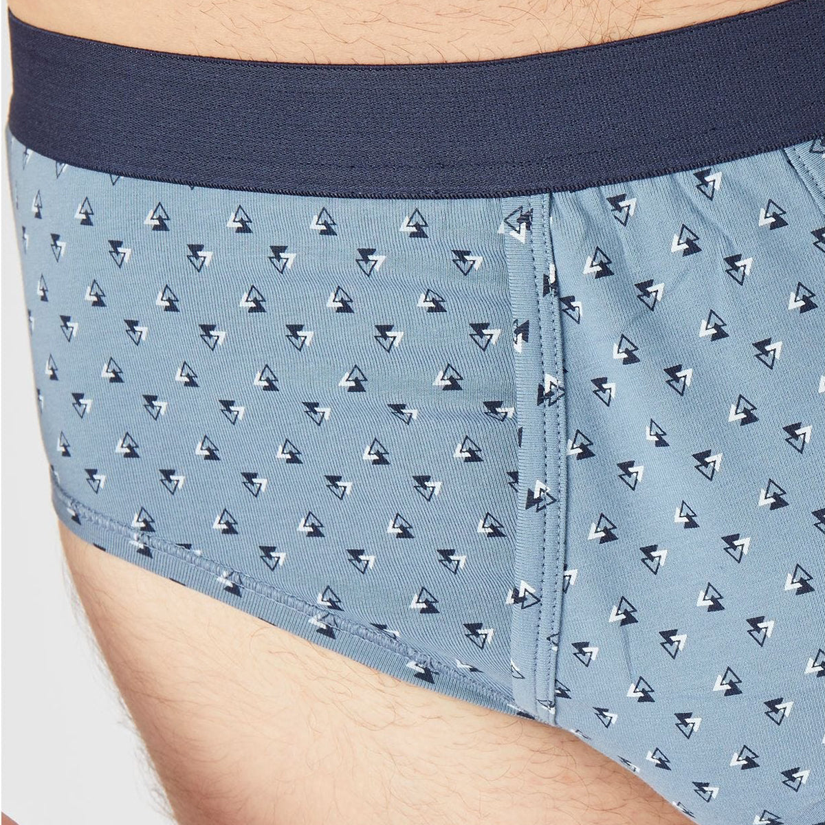 Pack of 3 Mens Classic Cotton Stretch Elastic Waistband Briefs