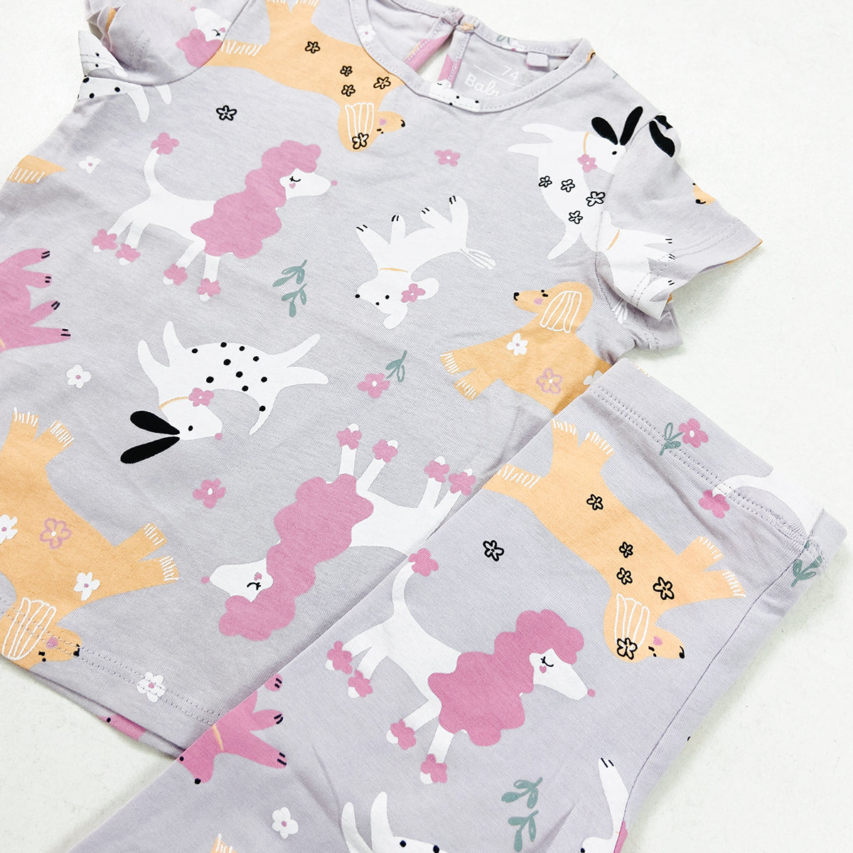 Kids Cotton Printed Co-Ord Pajama Set