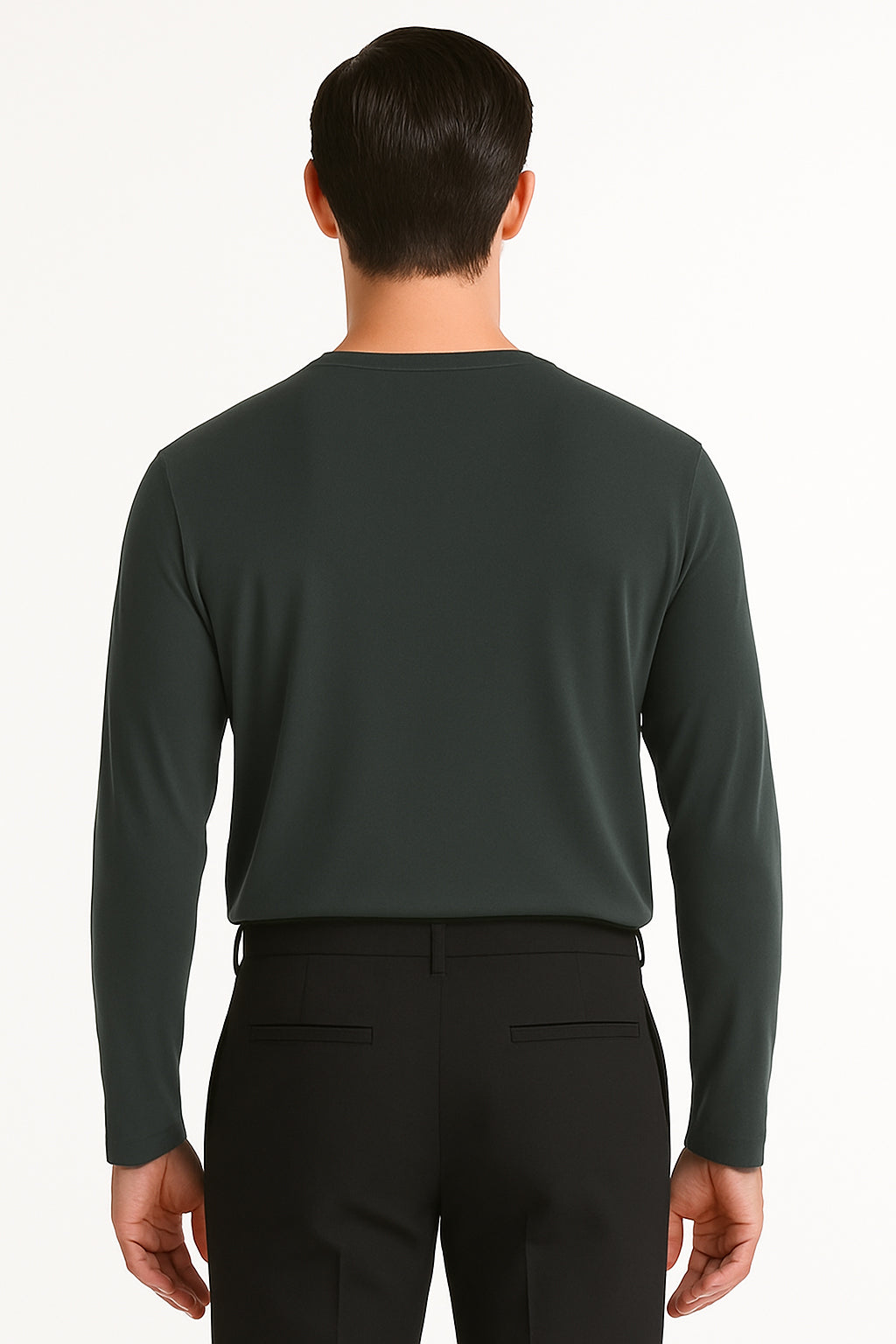 Mens Full Sleeve Crew Neck Jersey Cotton T-Shirt