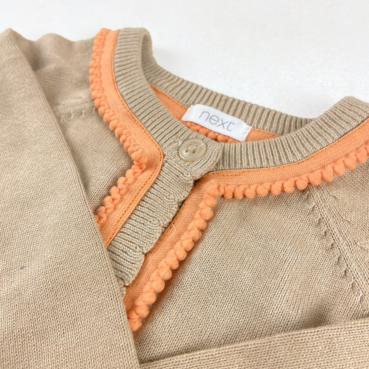 Girls Cotton Knitted Cardigan Sweater