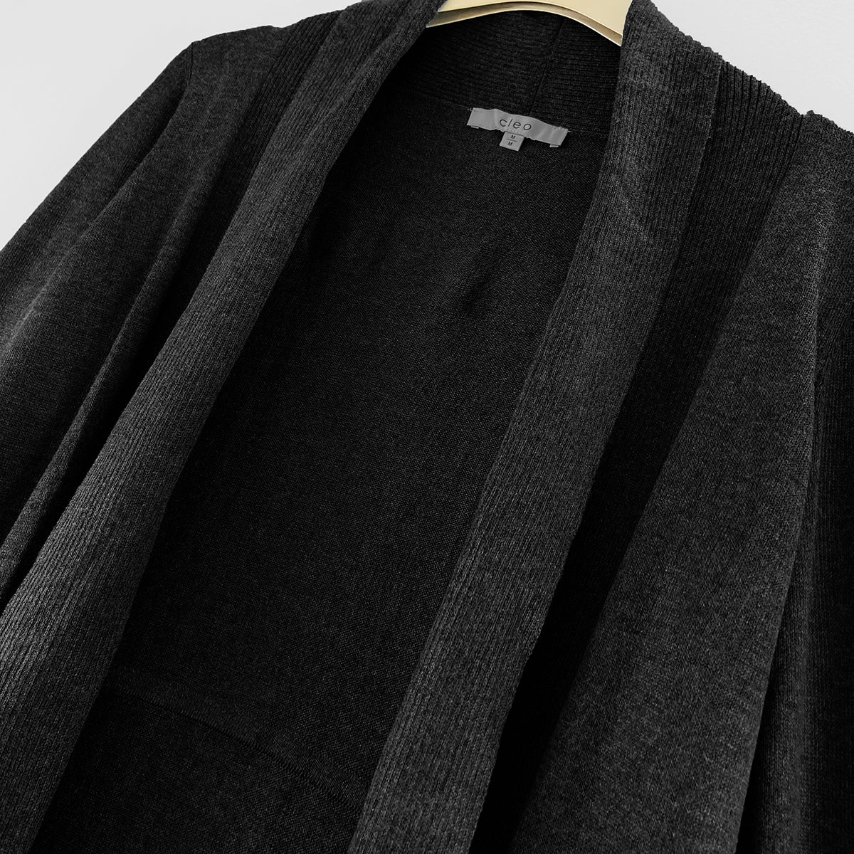 Womens Long Open Front Knit Lightweight Soft Cardigan Coat