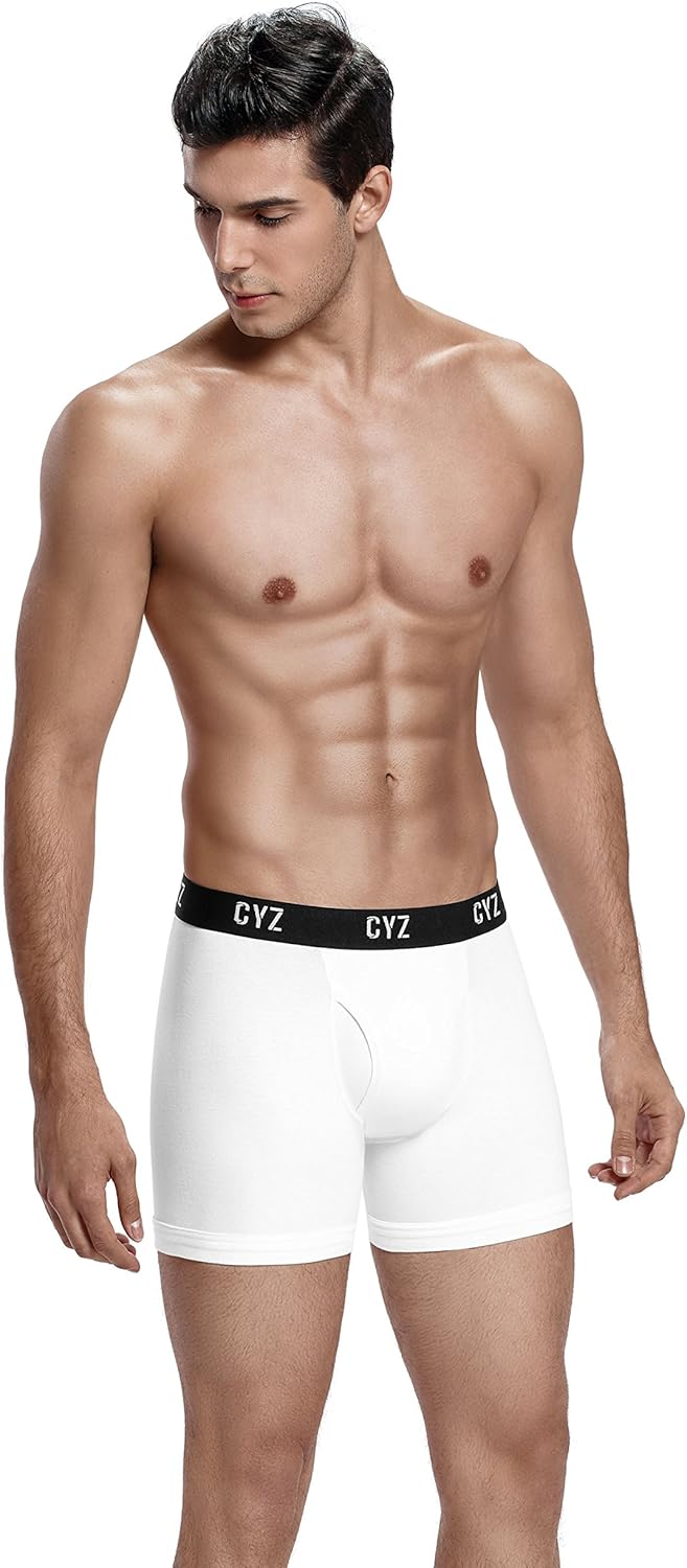 Men Mid Rise Cotton Stretch Boxer Underwear