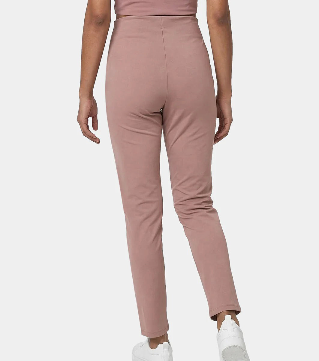 Womens High Waist Stretch Straight Yoga Leggings with Side Pocket