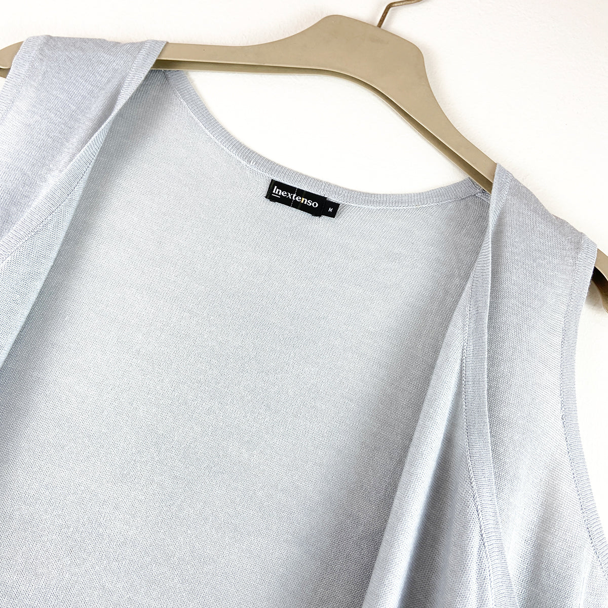 Womens Lightweight Sleeveless Open-Front Long Cardigan