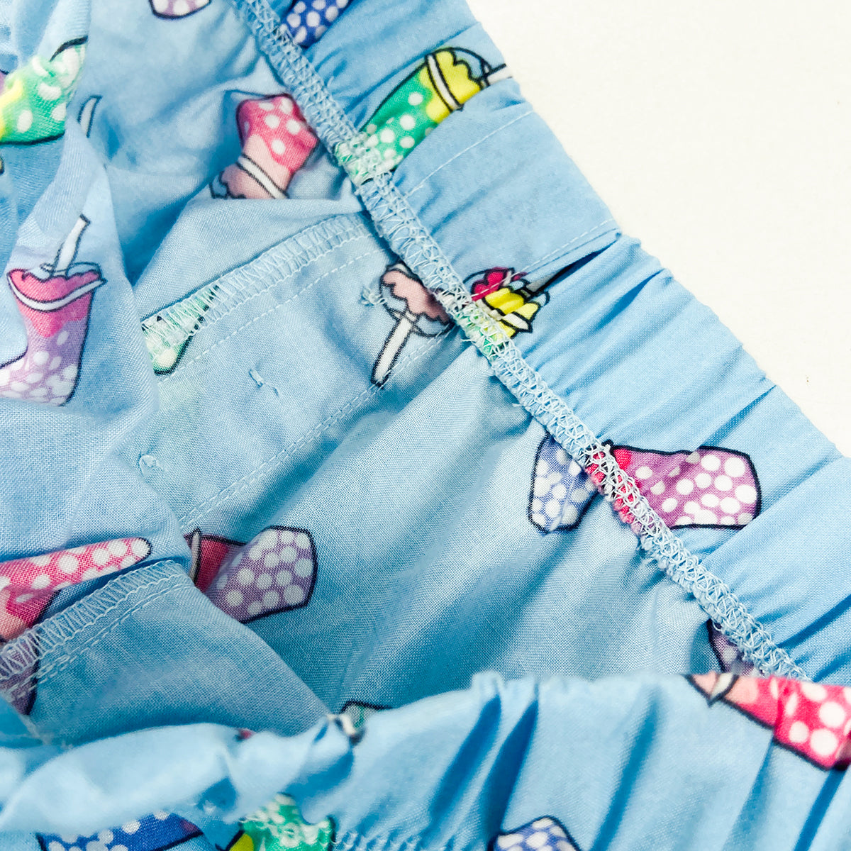 Girls Soft Cotton Printed Sleep & Lounge Shorts