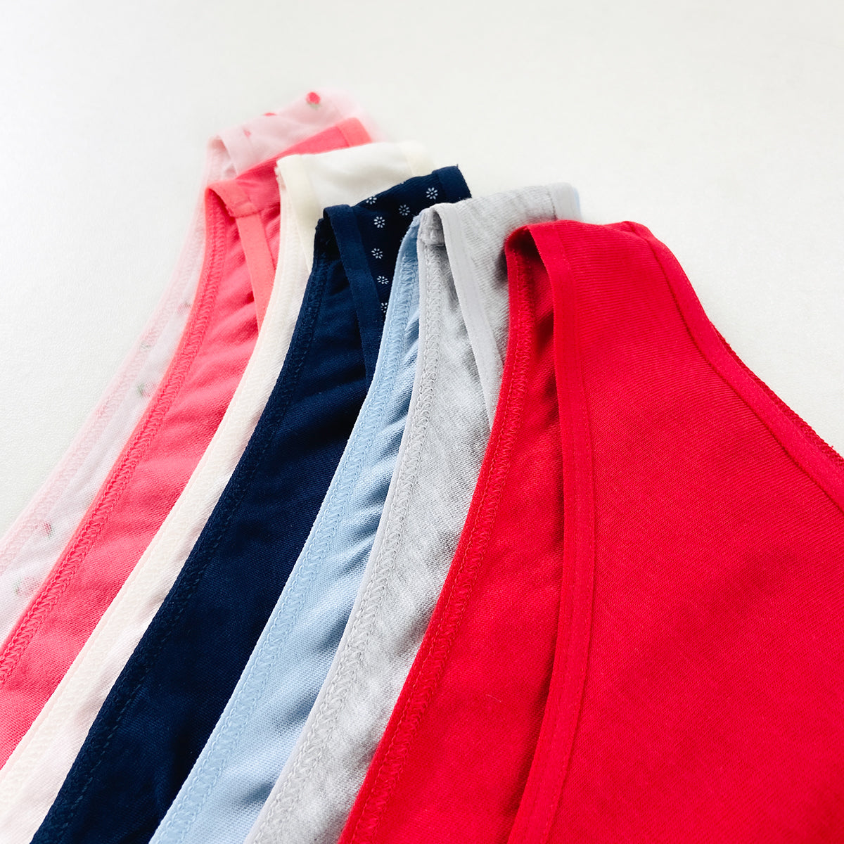 Pack of 5 Womens High Leg Cotton Briefs