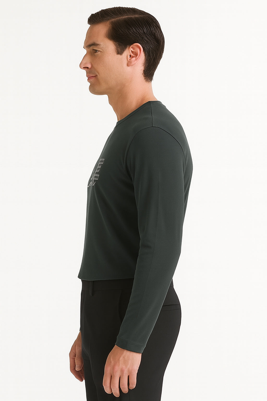 Mens Full Sleeve Crew Neck Jersey Cotton T-Shirt