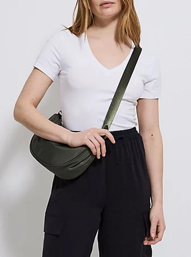 Womens V-Neck Short Sleeve Cotton Jersey T-Shirt