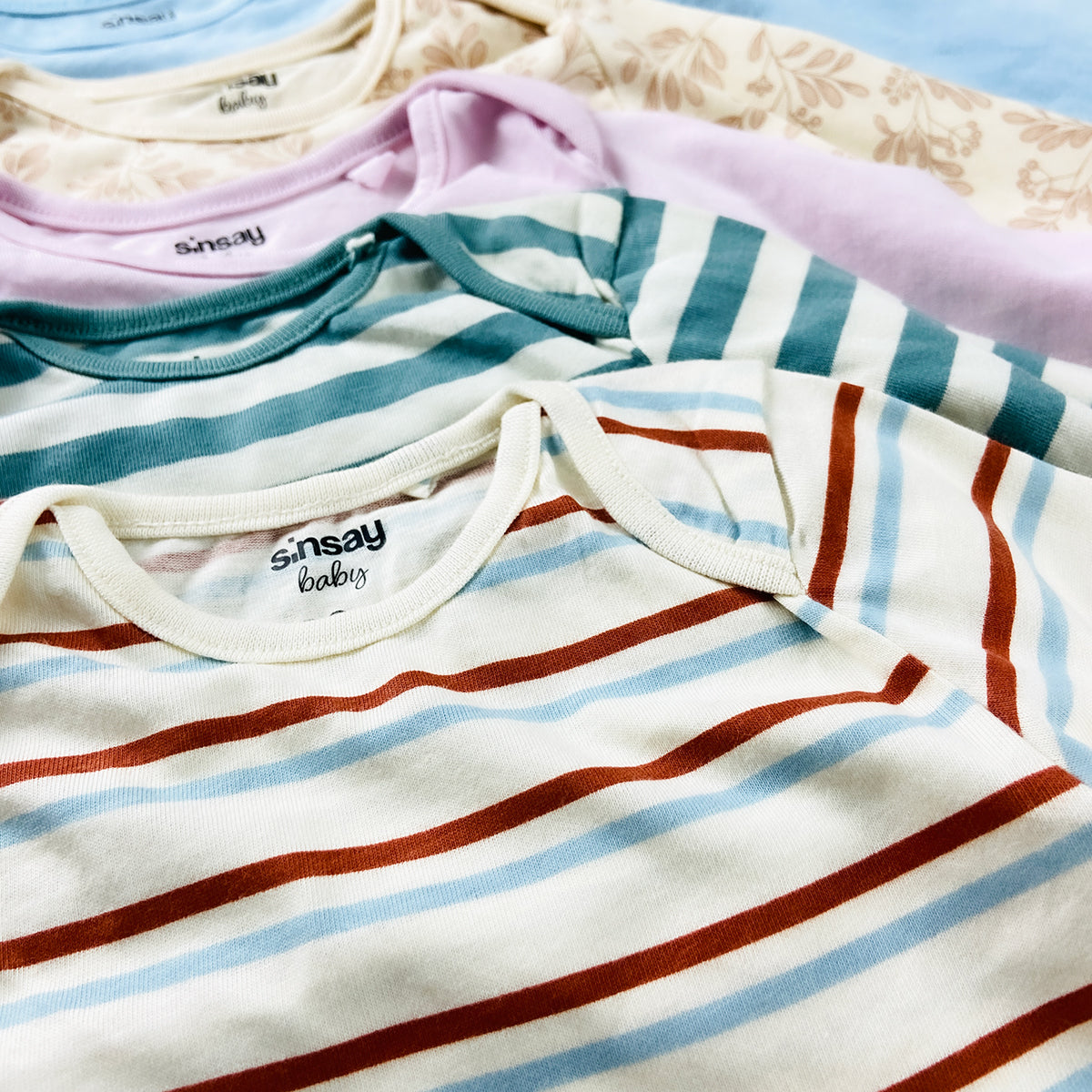 Pack of 5 Baby Full Sleeve Cotton Bodysuits Romper