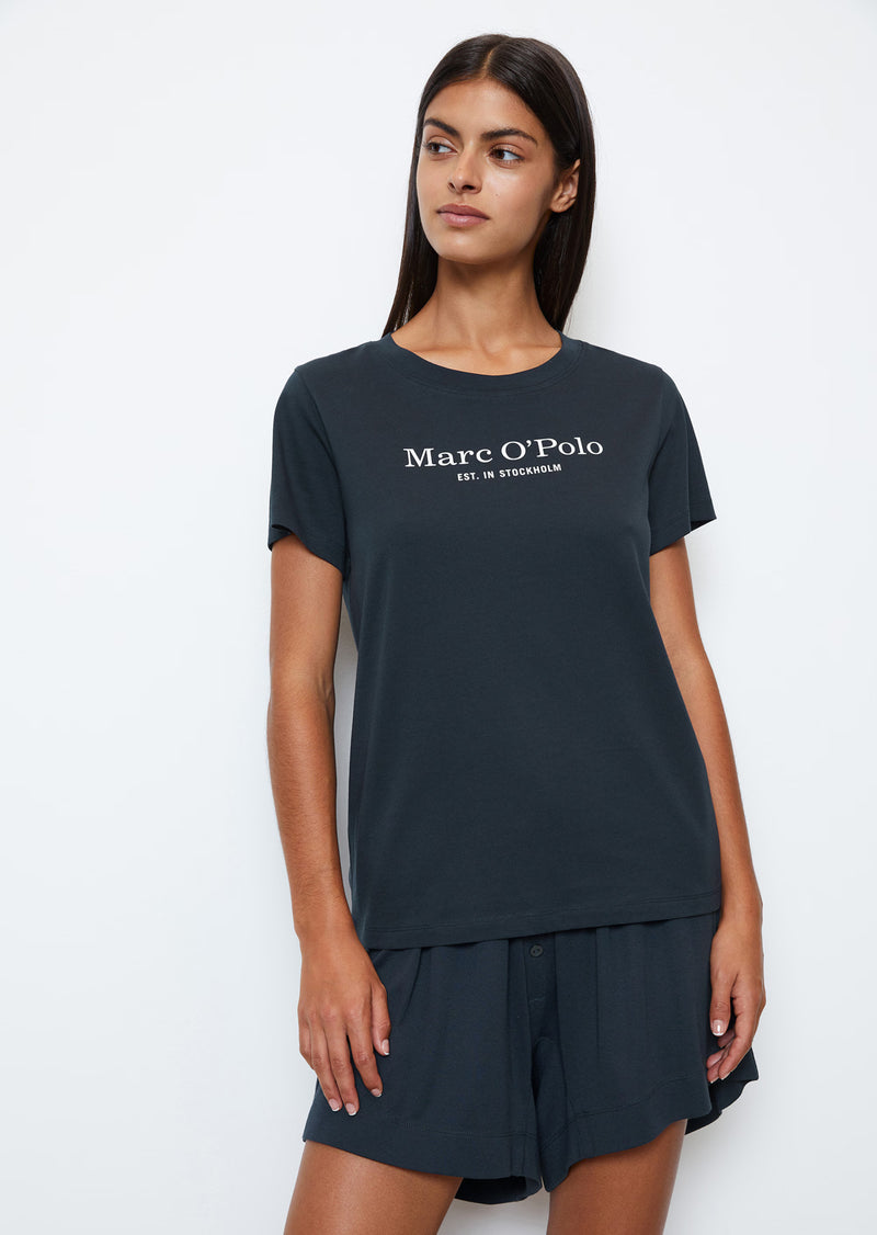 Womens Round Neck Short Sleeve Organic Cotton T-Shirt