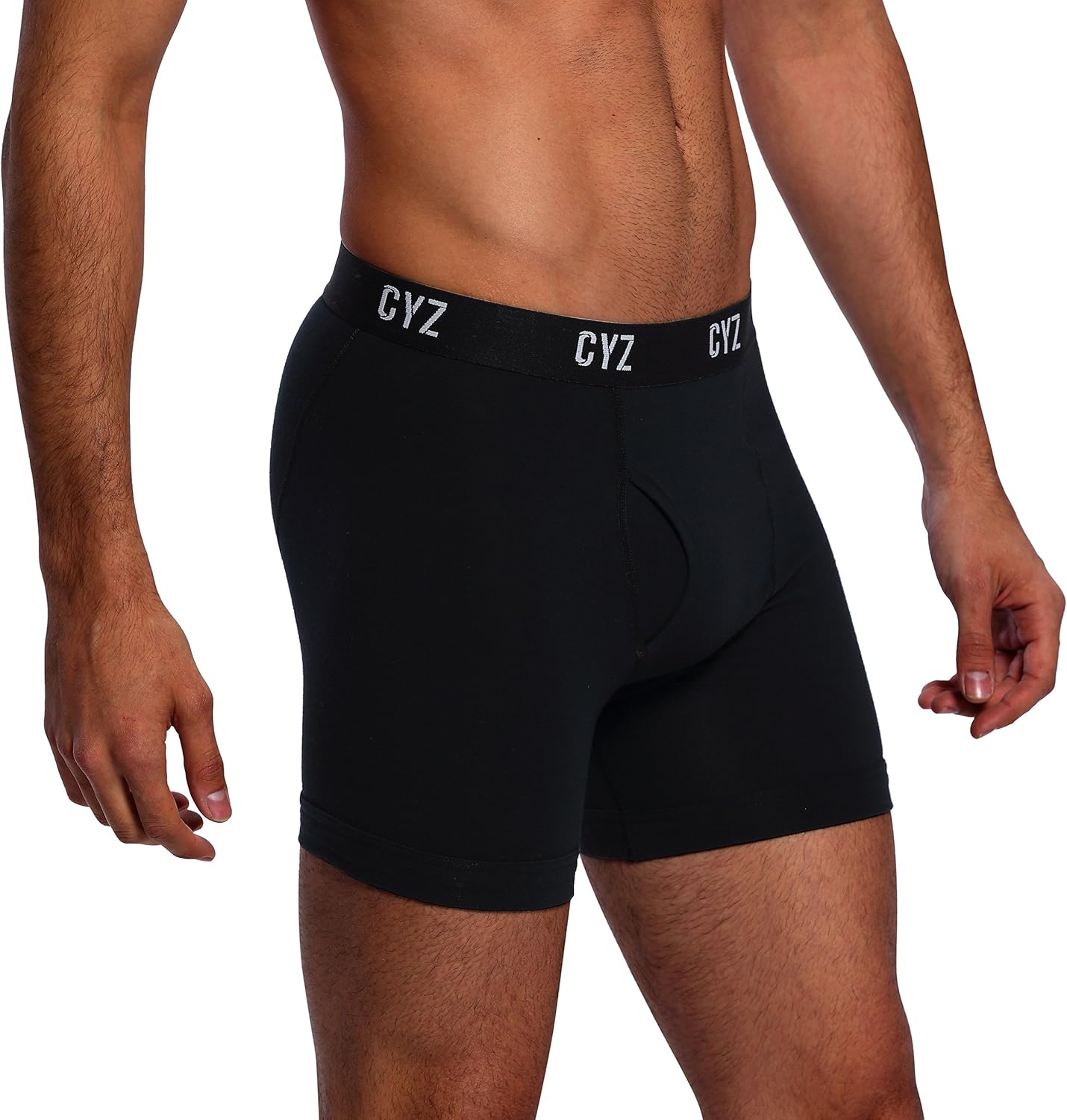 Men Mid Rise Cotton Stretch Boxer Underwear