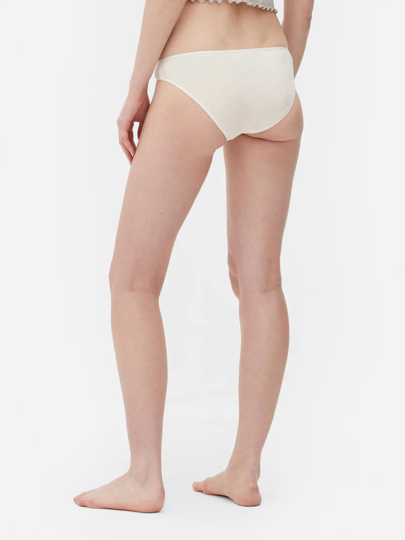 Pack of 5 Womens High Leg Cotton Briefs