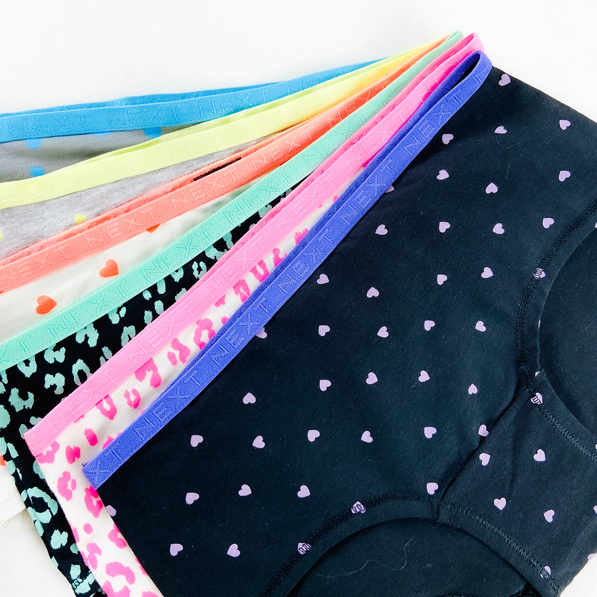 Pack of 5 Girls Cotton Printed Brief Panty Underwear