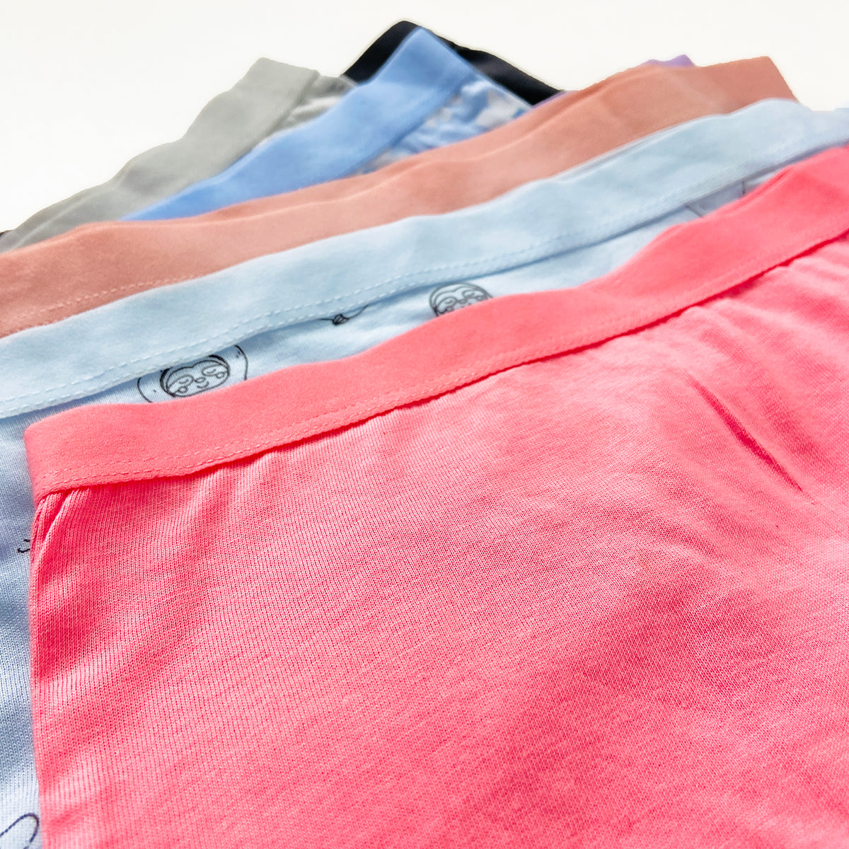 Pack of 5 Girls Premium Soft Cotton Boyshort Full Coverage Panties