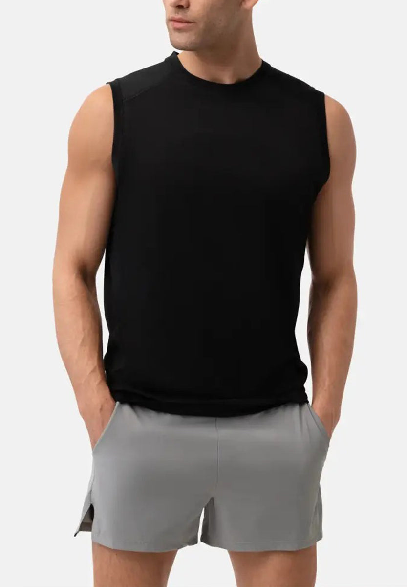 Mens Premium Lightweight Sports Sleeveless Tank Top