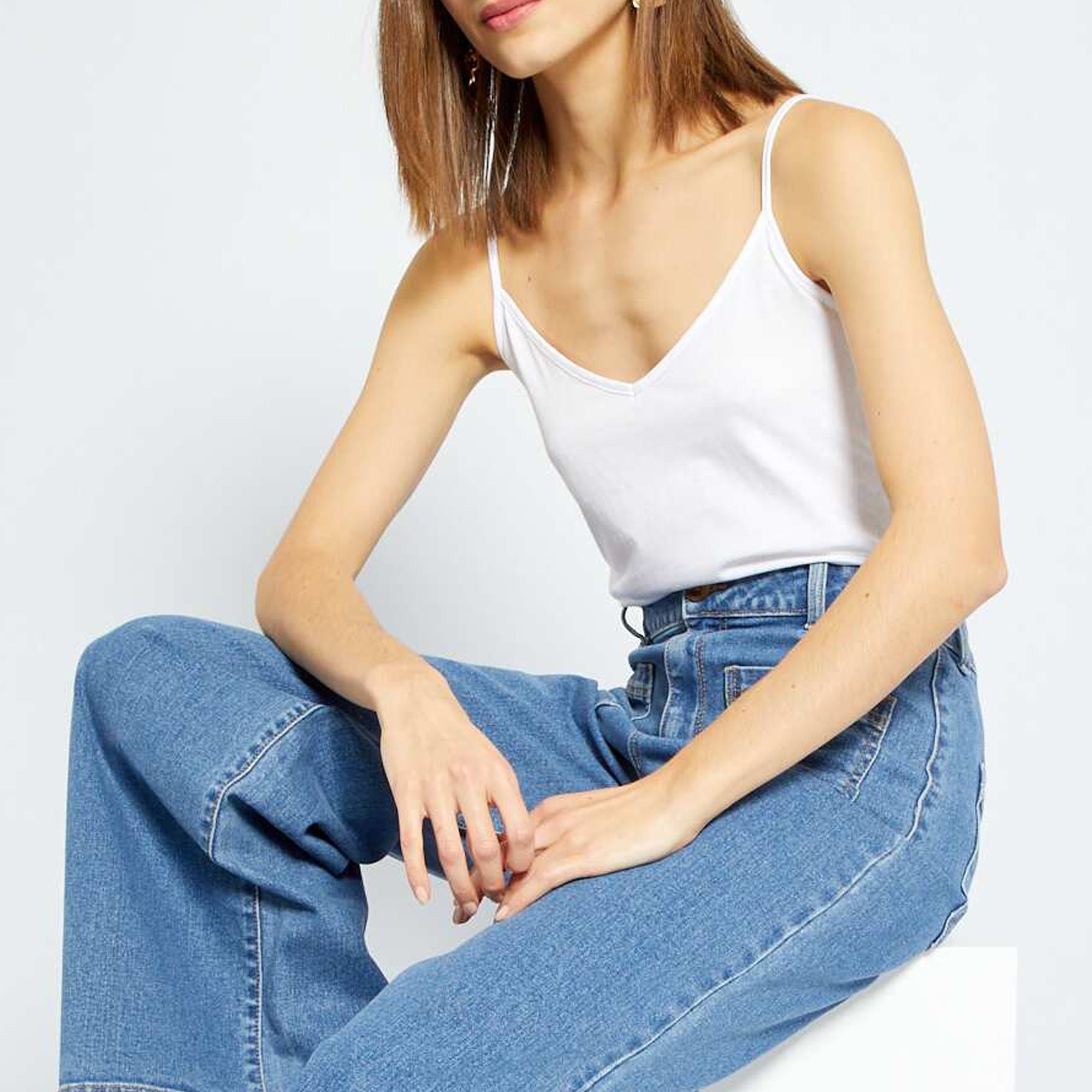 Ladies Basic Camisole Cotton Tank Top