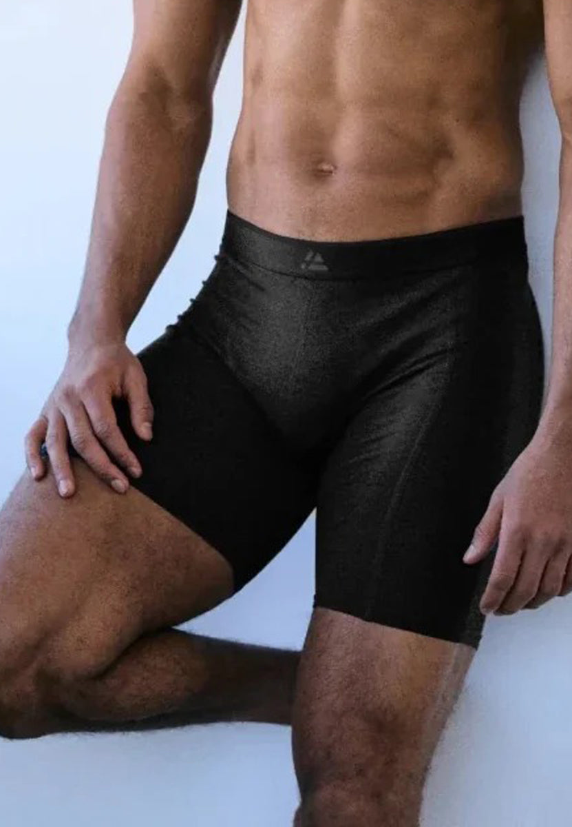 Pack of 3 Mens Extra Long Bamboo Fiber Trunks Boxer