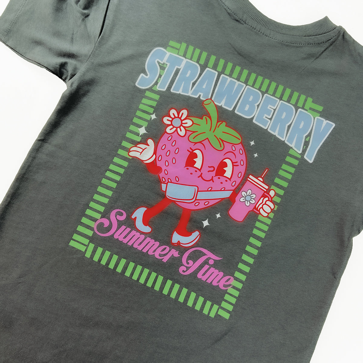 Girls Fun Printed Soft Cotton Short Sleeve Crew Neck T-Shirt (8-16 Years)