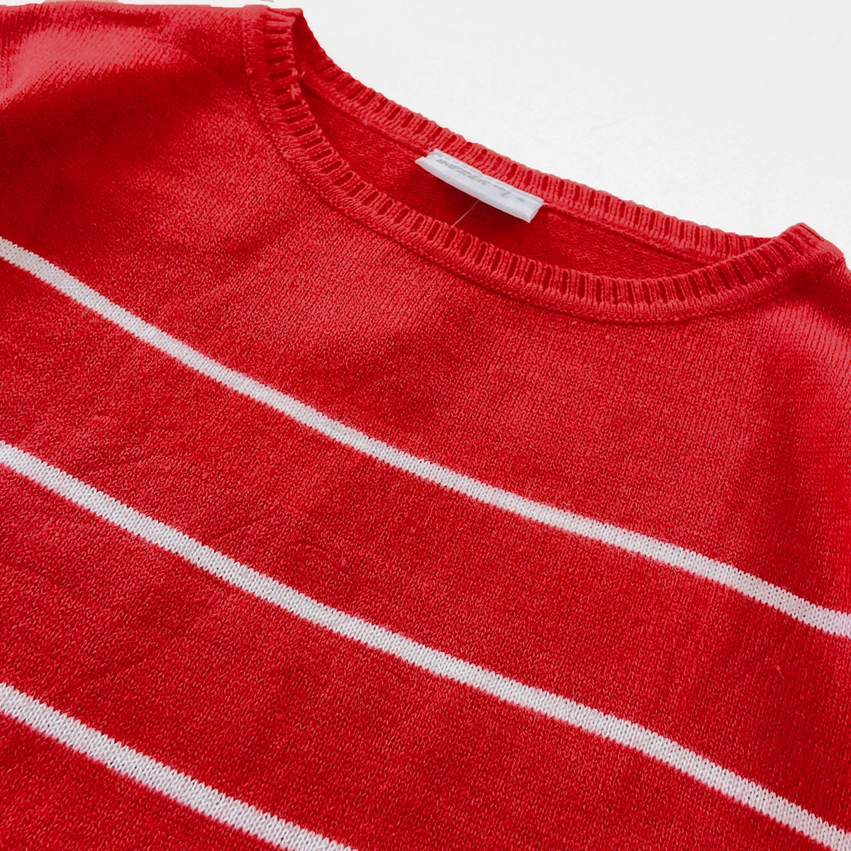 Ladies Premium Striped Knit Winter Pullover Sweater