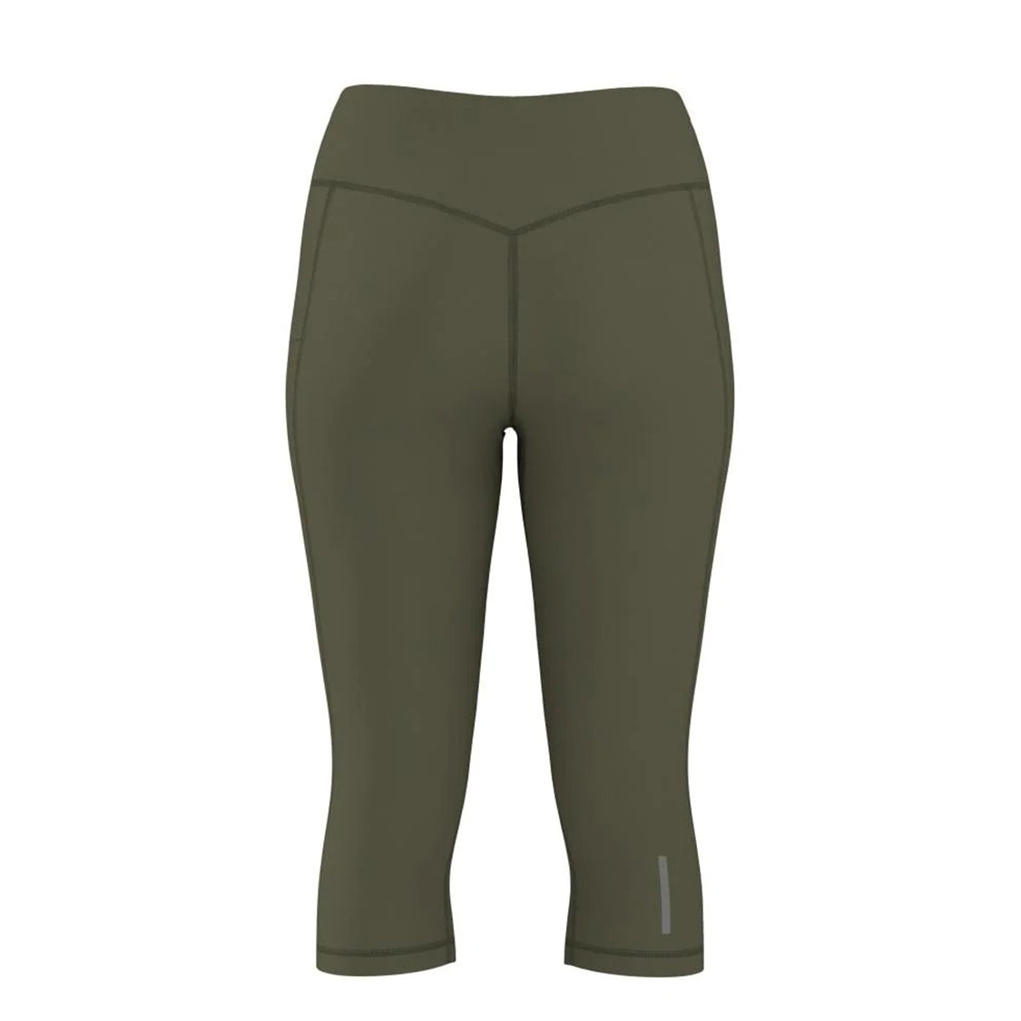 Womens Quick-Dry Capri Length Workout Pant with Pocket