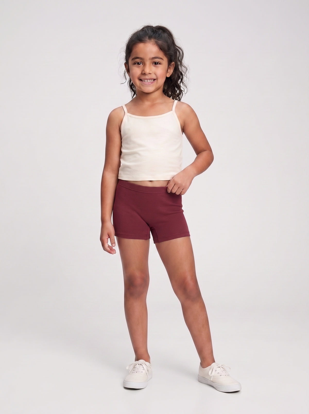 Pack of 5 Girls Stretch Boxer Cotton Underwear