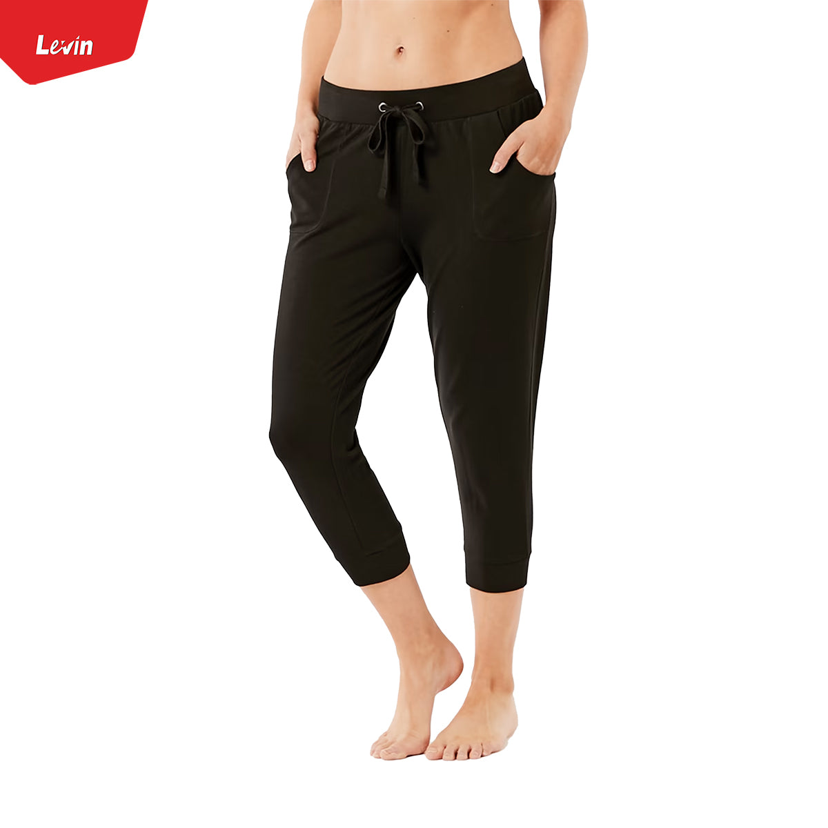 Women's Capri Length Sweatpants Cropped Jogger Pant