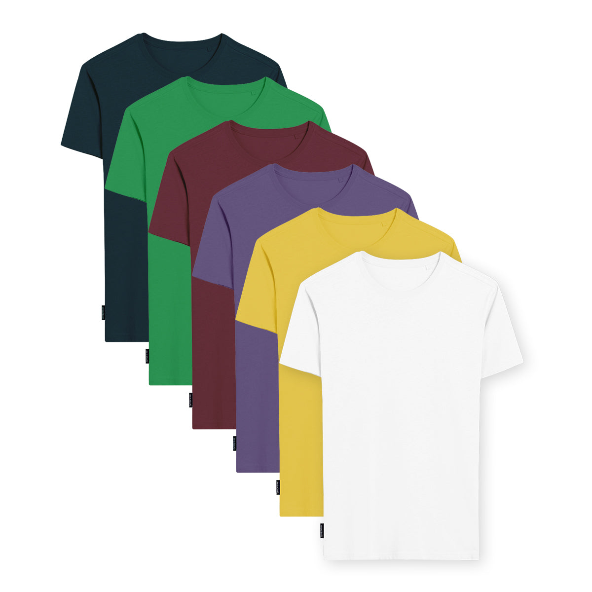 Men's Short Sleeve Round Neck Cotton T-Shirt