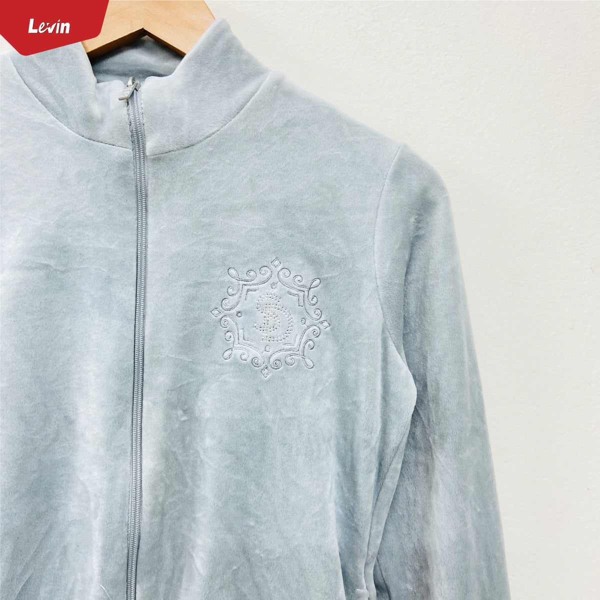 Women's Full Zipper Velvet Jacket