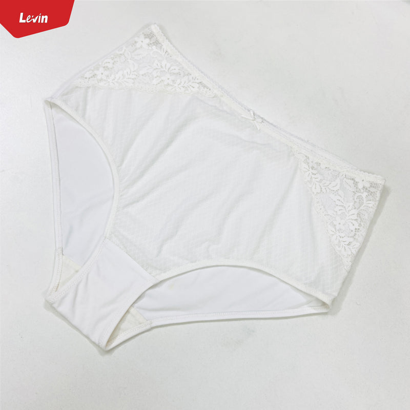 Womens Lace High Waist Full Back Cover Premium Panty