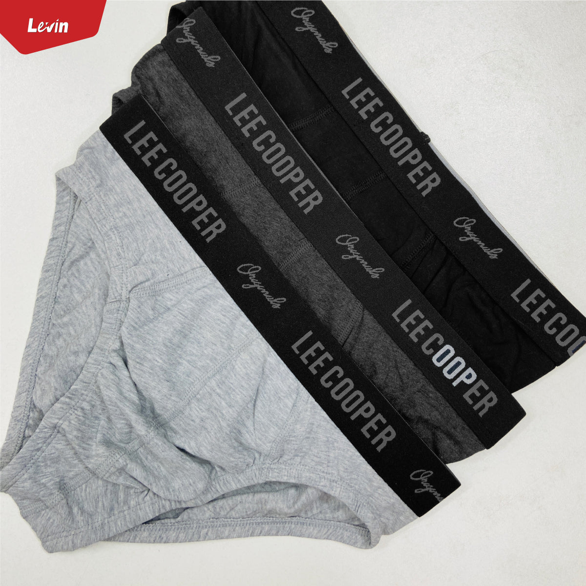Mens Mid Waist Cotton Brief Underwear