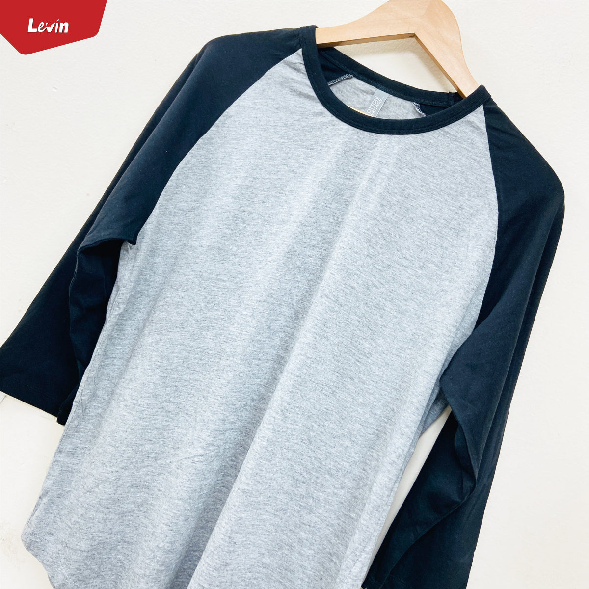 Men's 3/4 Raglan Sleeve Casual T-Shirt