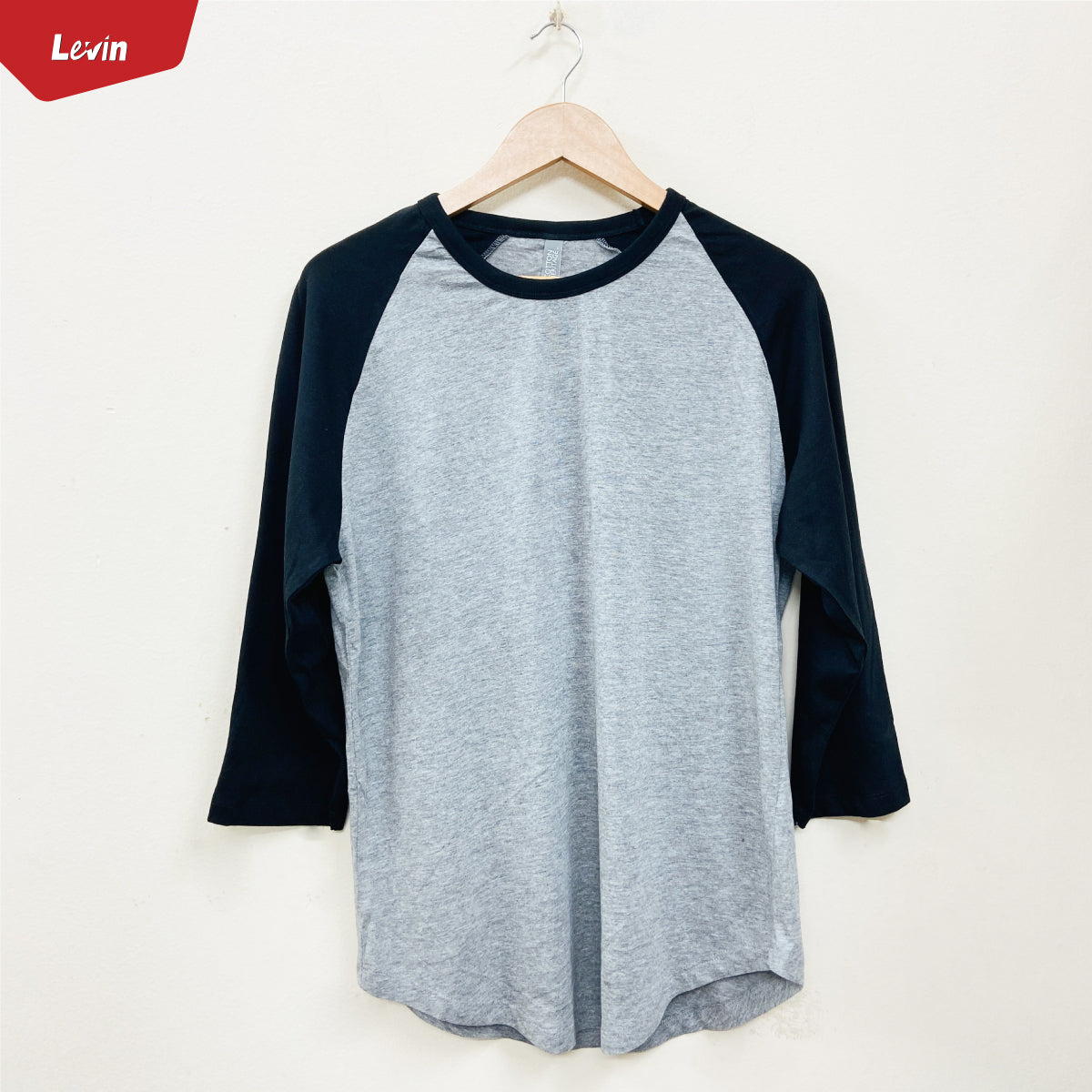 Men's 3/4 Raglan Sleeve Casual T-Shirt