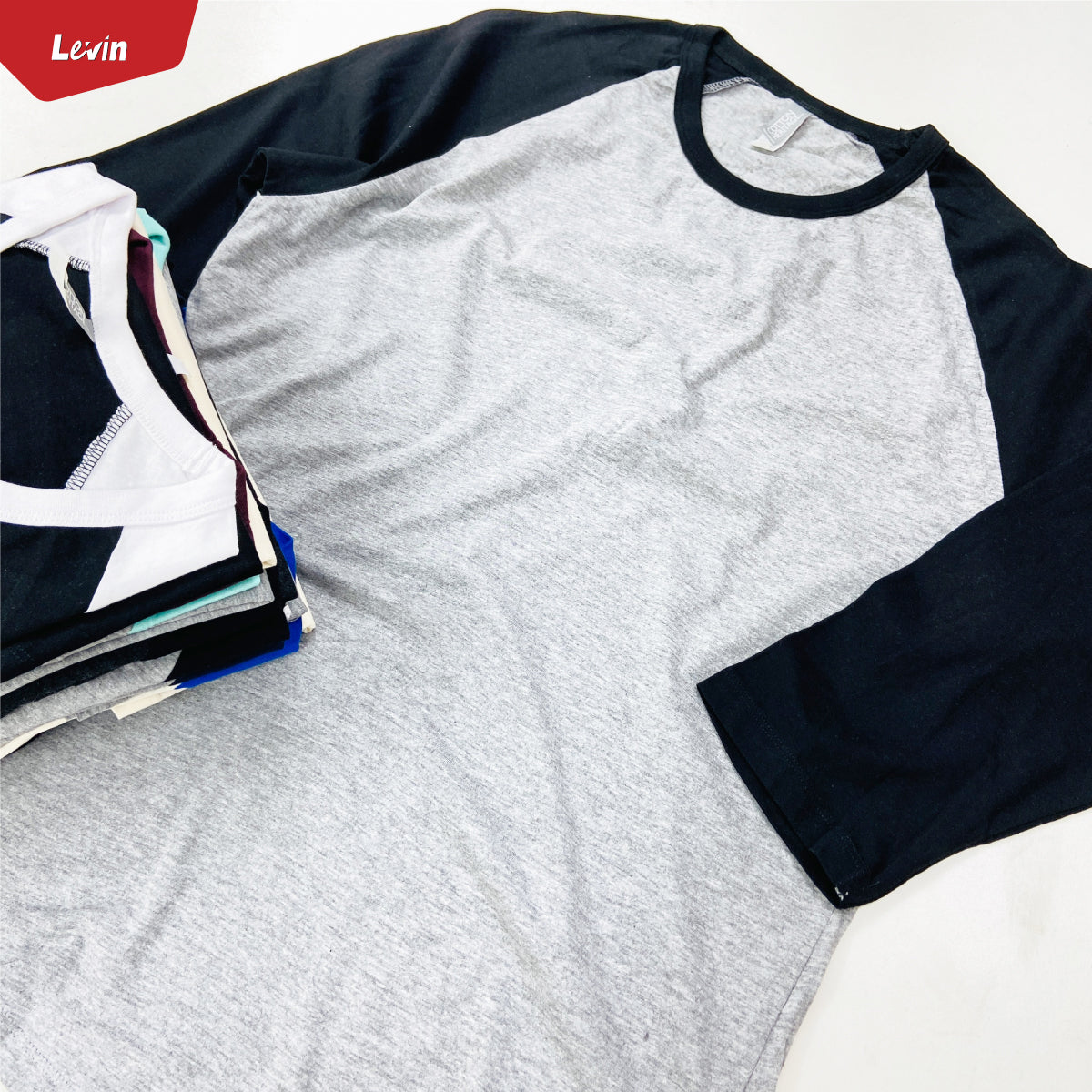 Men's 3/4 Raglan Sleeve Casual T-Shirt