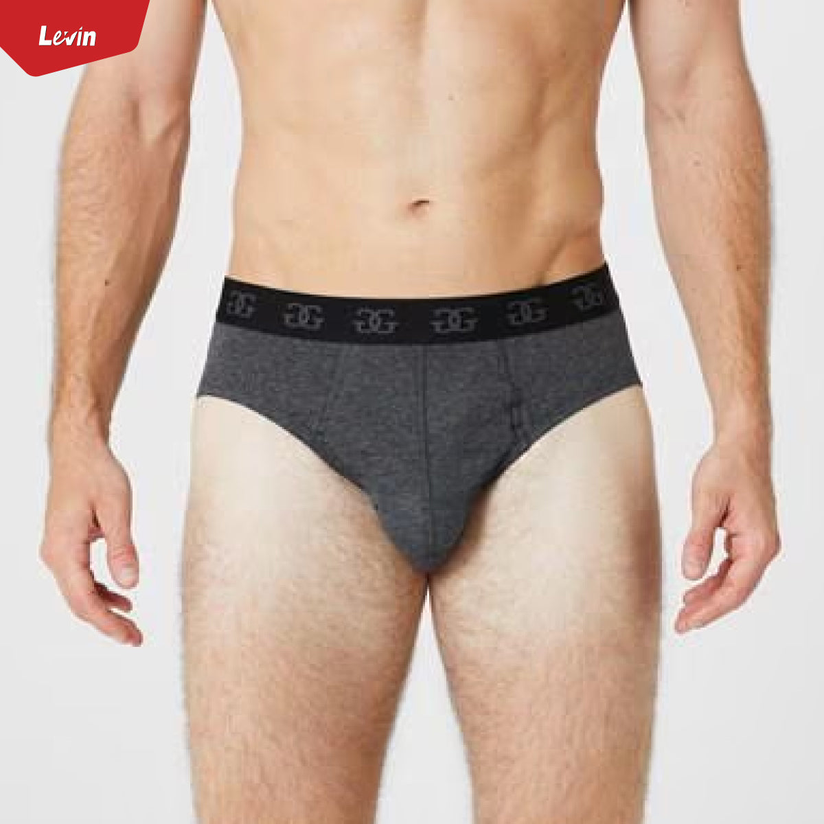 Mens Mid Waist Cotton Brief Underwear