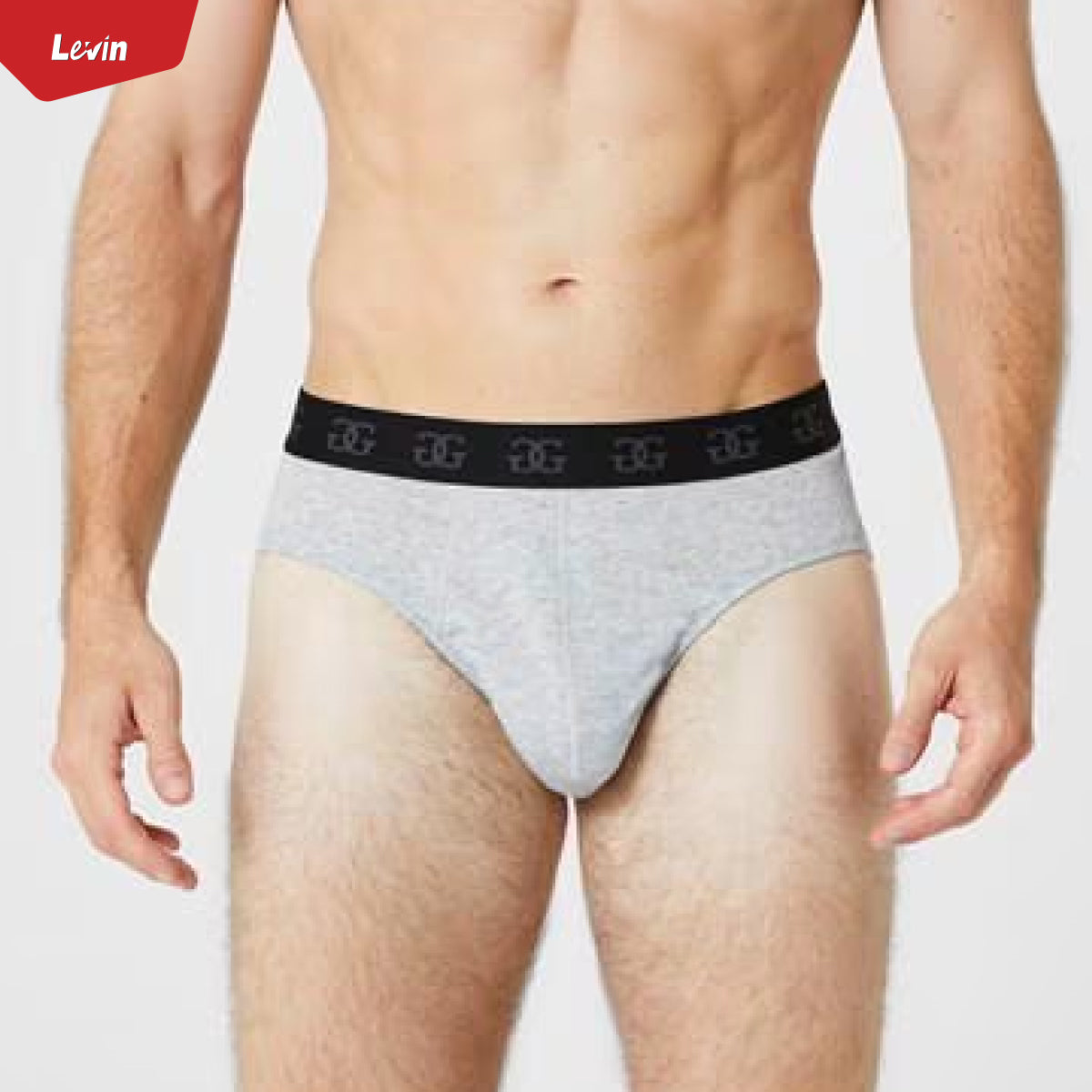 Mens Mid Waist Cotton Brief Underwear