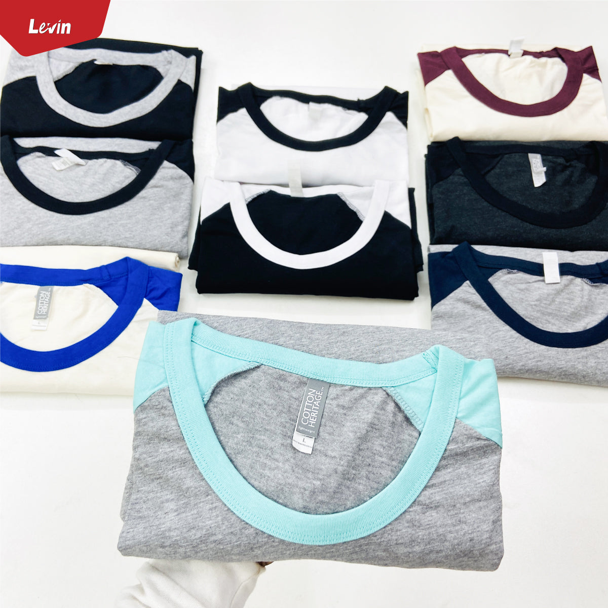 Men's 3/4 Raglan Sleeve Casual T-Shirt