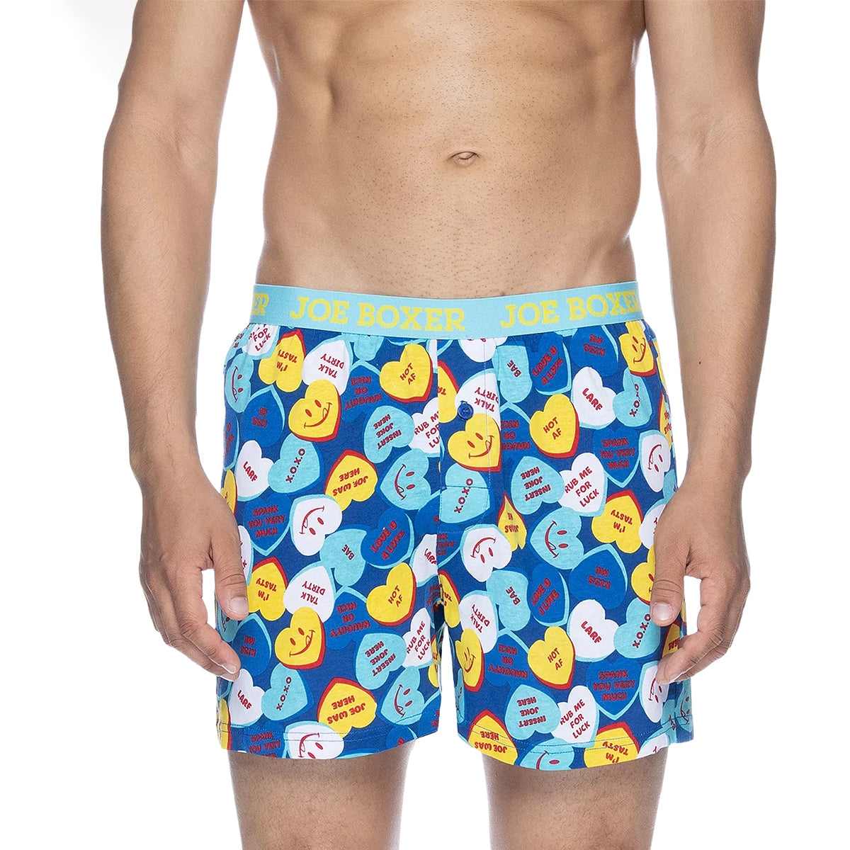 Mens Tag Free Cotton Knit Boxers Short