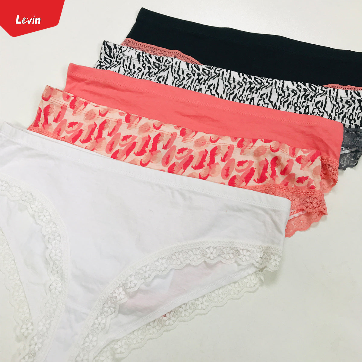 Women's Multicolor Low Rise Hipster Lace Panty