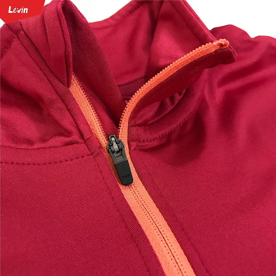 Girls Long Sleeve Zip Pullover Sweatshirt Activewear
