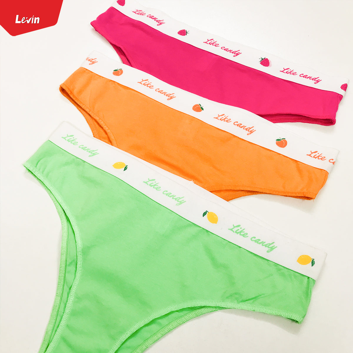 Womens Flexible Waistband Brazilian Brief Panty